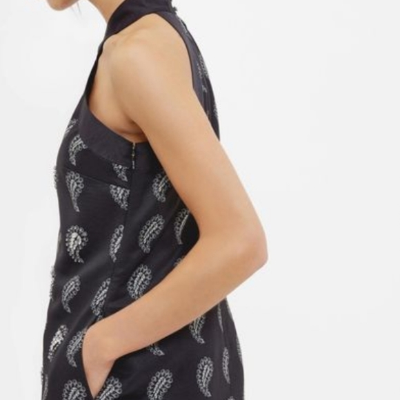 🍒NWT🍒 TED BAKER EMBELLISHED PAISLEY DRESS - Picture 8 of 12